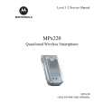 MOTOROLA MPX220 Instrukcja Serwisowa